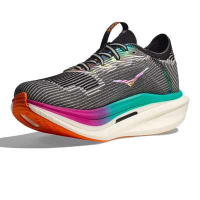 Hoka Cielo X1 - BlackToe Running#colour_black-electric-aqua