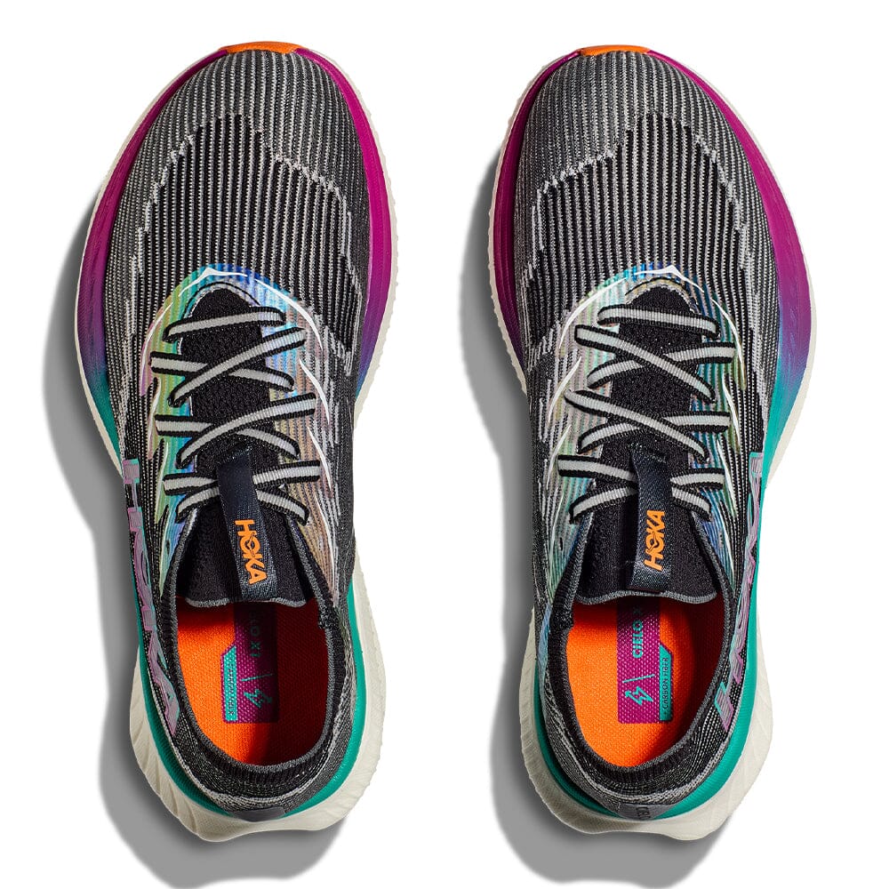 Hoka Cielo X1 - BlackToe Running#colour_black-electric-aqua