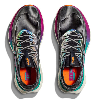 Hoka Cielo X1 - BlackToe Running#colour_black-electric-aqua