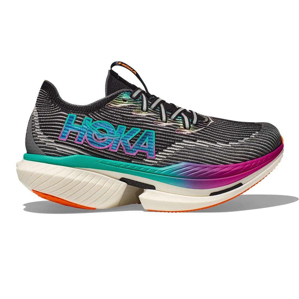 Hoka Cielo X1 - BlackToe Running#colour_black-electric-aqua