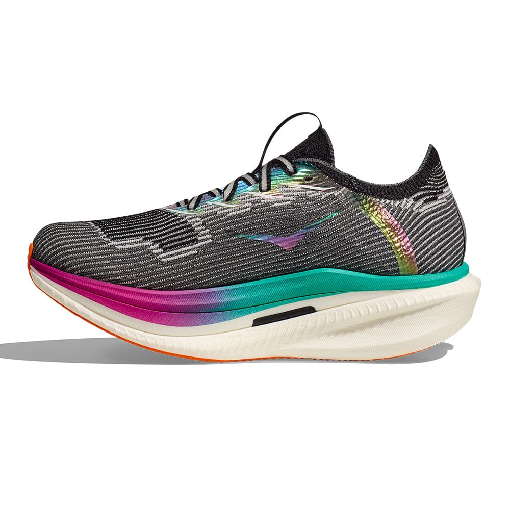 Hoka Cielo X1 - BlackToe Running#colour_black-electric-aqua