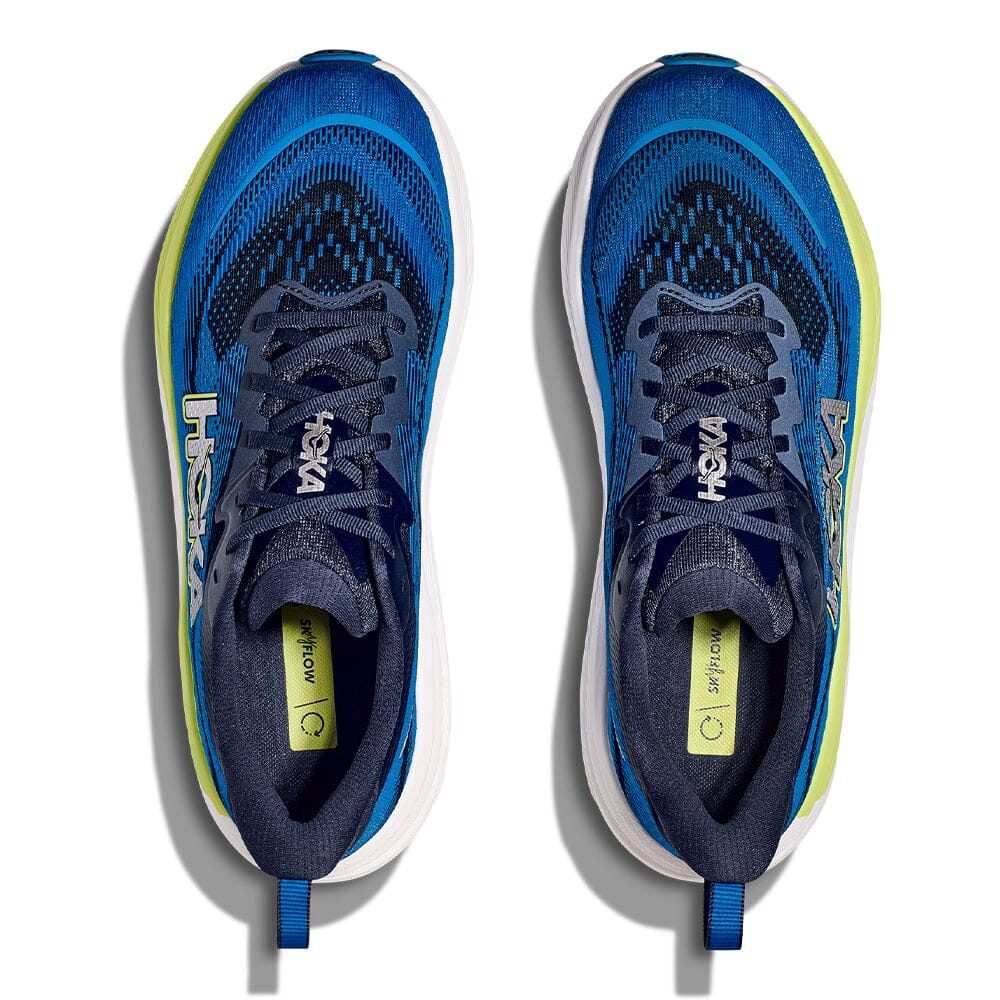 Hoka Men's Skyflow - BlackToe Running#colour_varsity-navy-electric-cobalt