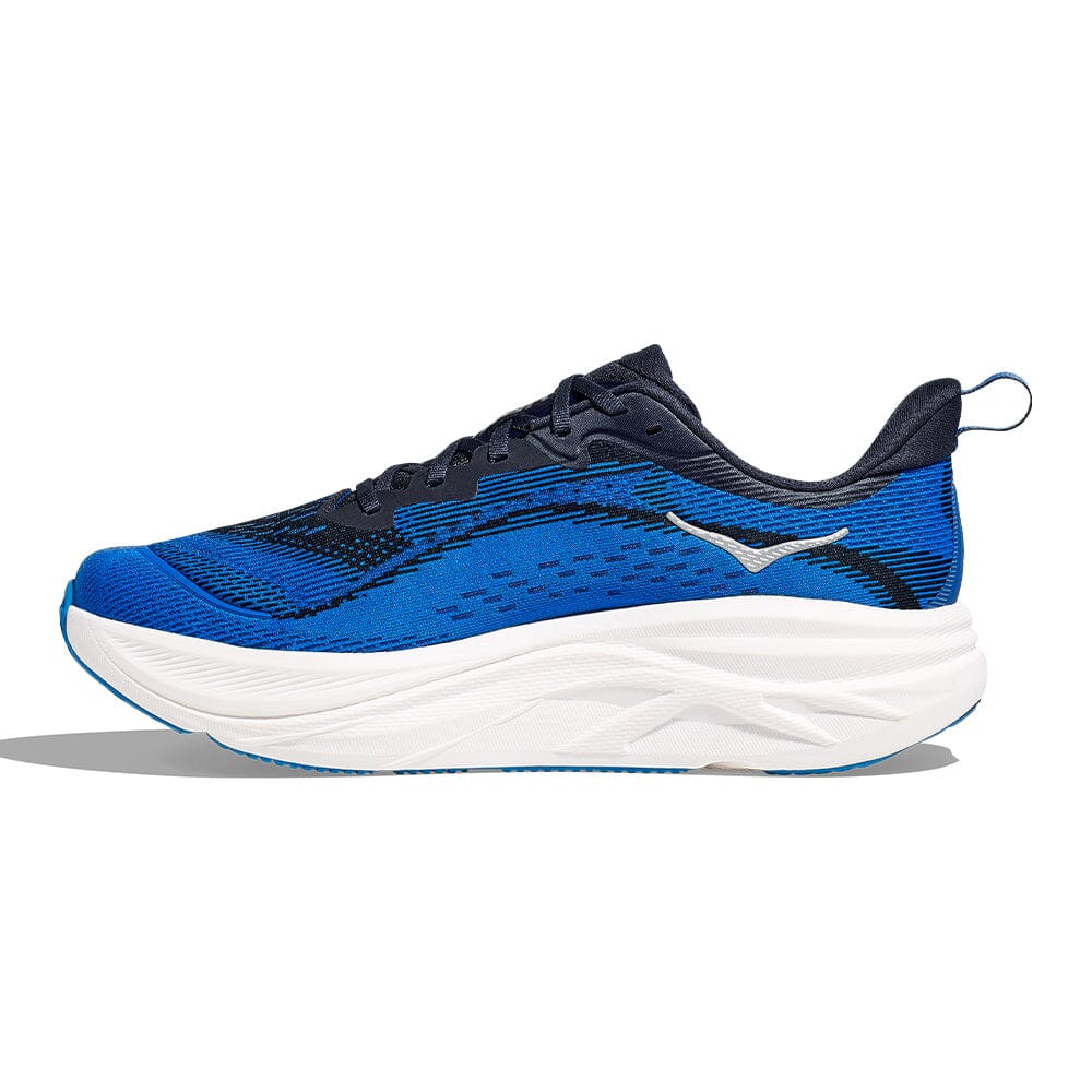 Hoka Men's Skyflow - BlackToe Running#colour_varsity-navy-electric-cobalt