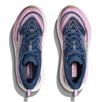 Hoka Women's Skyflow - BlackToe Running#colour_midnight-pink-twilight