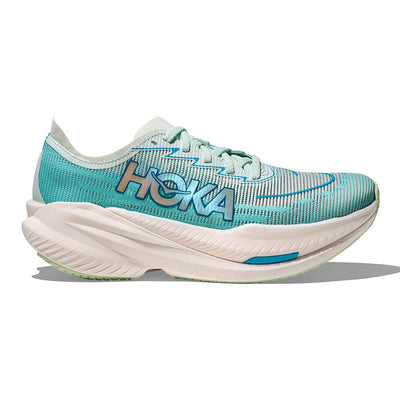 Hoka Women's Mach X 2 - BlackToe Running#colour_snow-melt-blue-spark