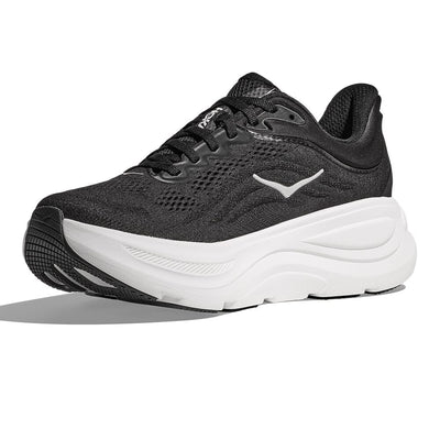 Hoka Men's Bondi 9 - BlackToe Running#colour_black-white