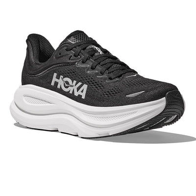 Hoka Men's Bondi 9 - BlackToe Running#colour_black-white