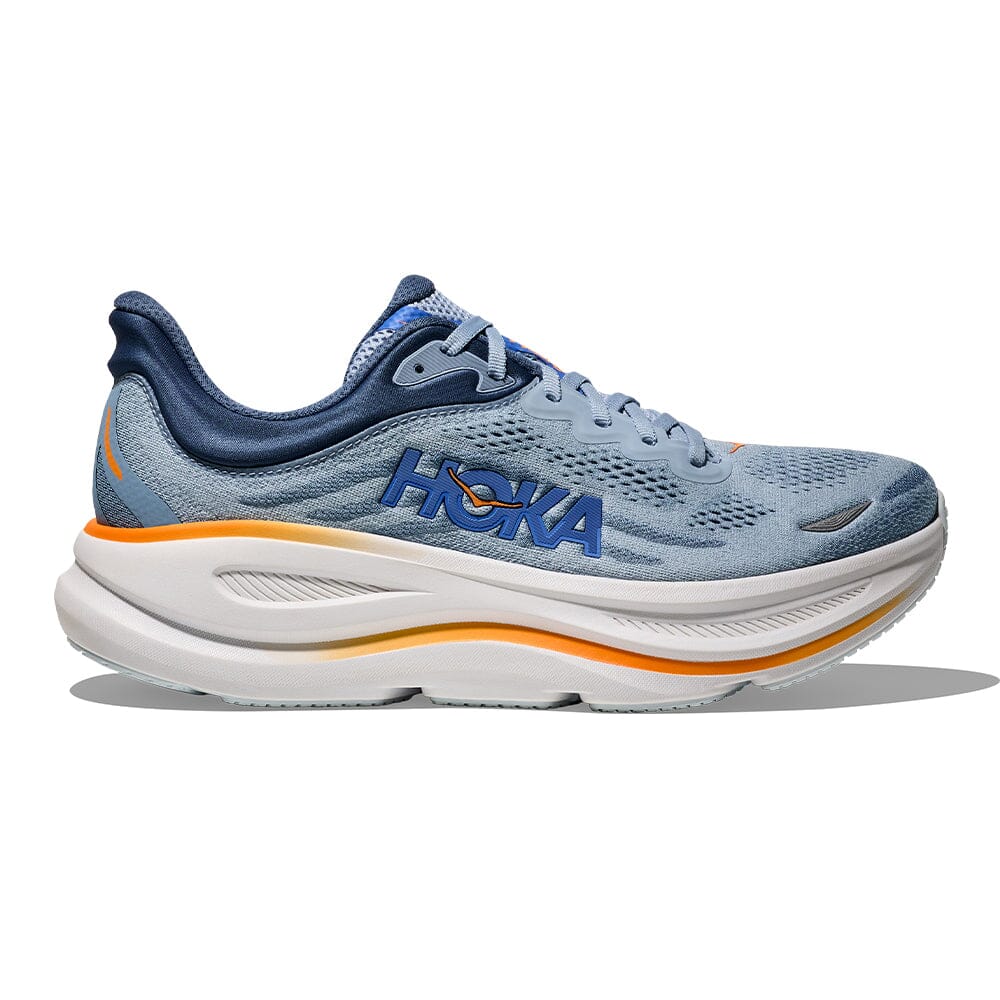 Hoka Men's Bondi 9 - BlackToe Running#colour_drizzle-downpour