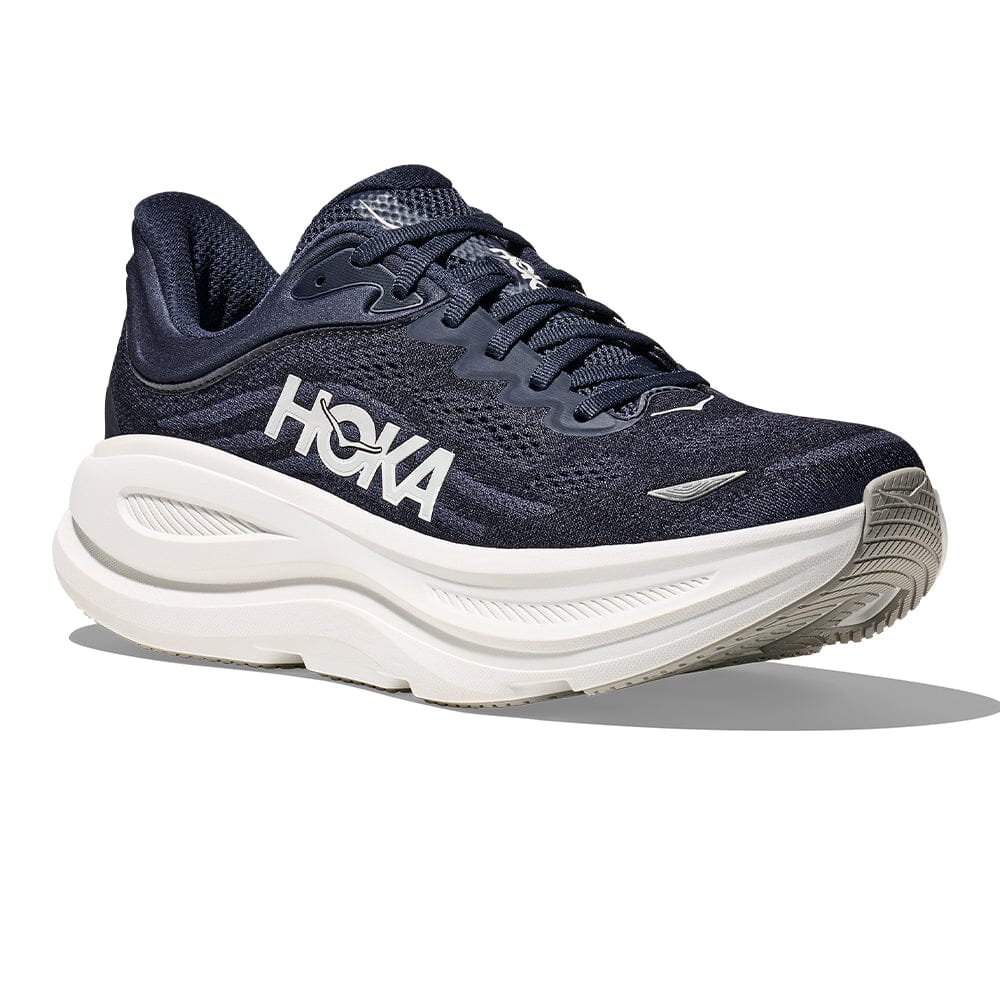 Hoka Men's Bondi 9 - BlackToe Running#colour_varsity-navy-white