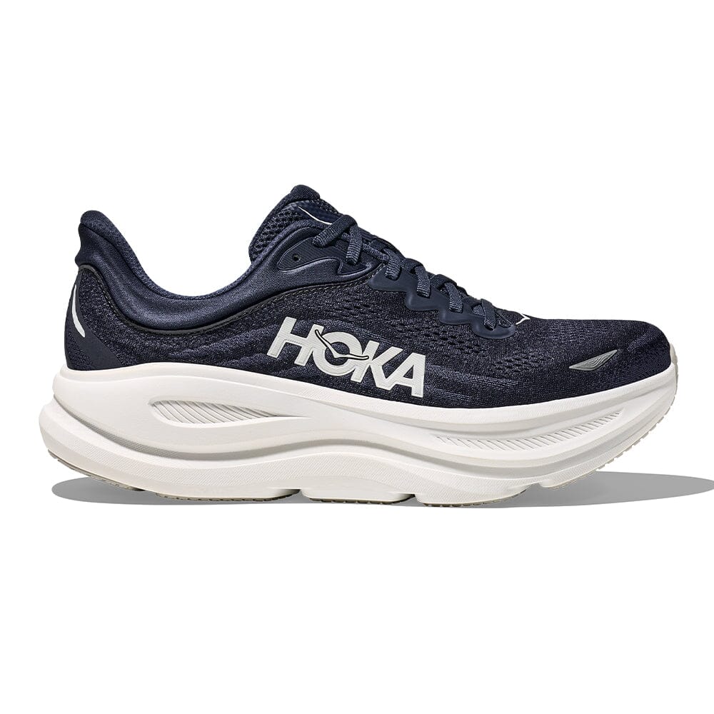 Hoka Men's Bondi 9 - BlackToe Running#colour_varsity-navy-white