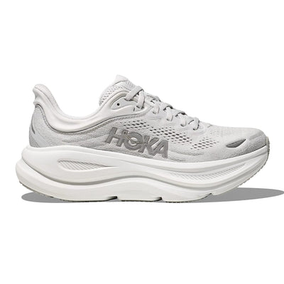 Hoka Women's Bondi 9 - BlackToe Running#colour_stardust-silver