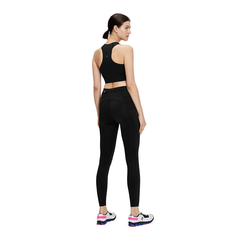 On Running Women's Race Crop - Prism Capsule - BlackToe Running#colour_black-eclipse