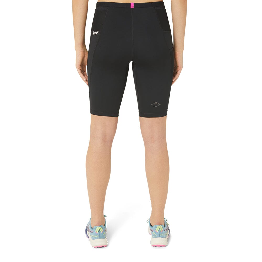 Asics Women's Fujitrail Sprinter Tights - BlackToe Running#colour_performance-black-pink-glo