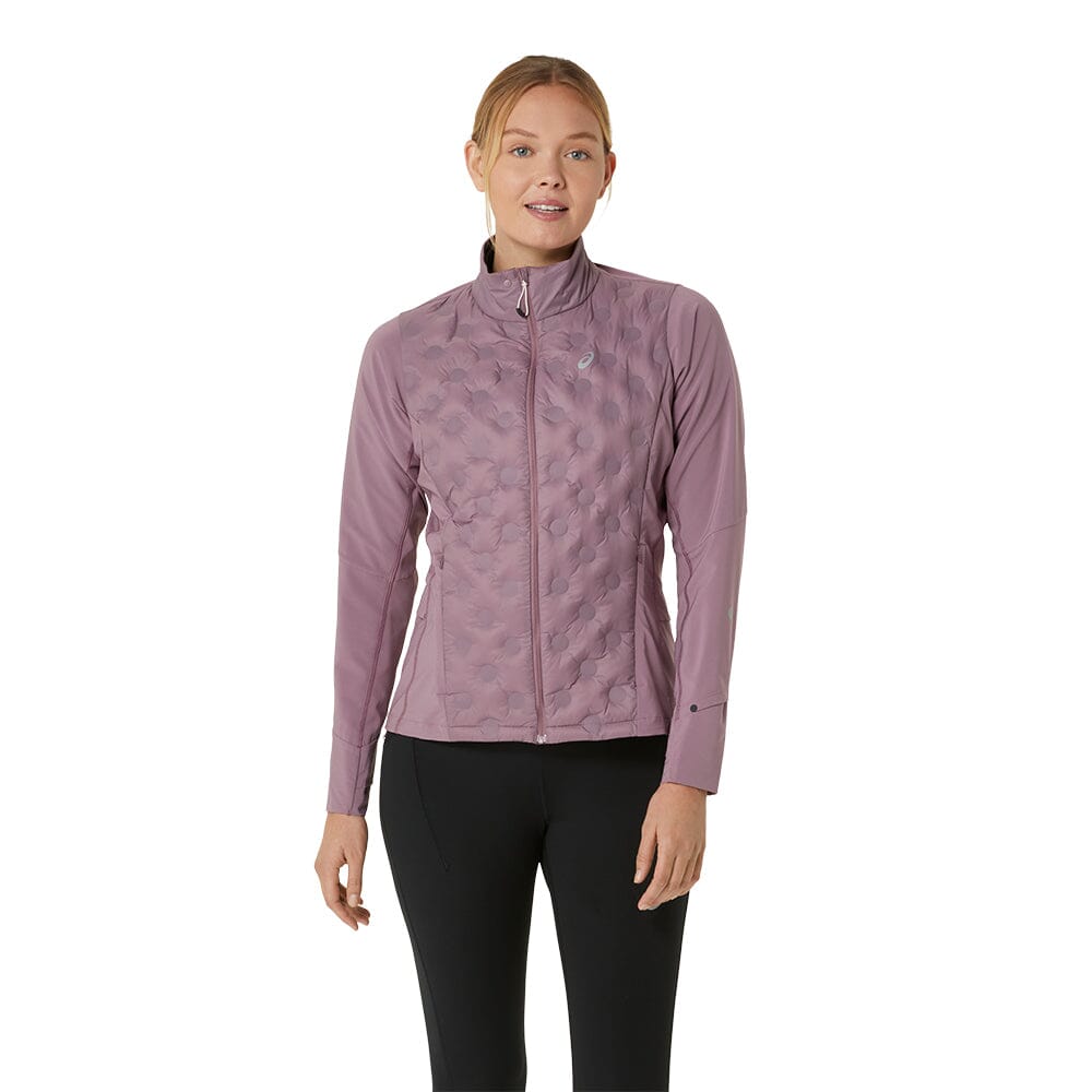 Asics Women's Road Winter Jacket - BlackToe Running#colour_dusty-mauve