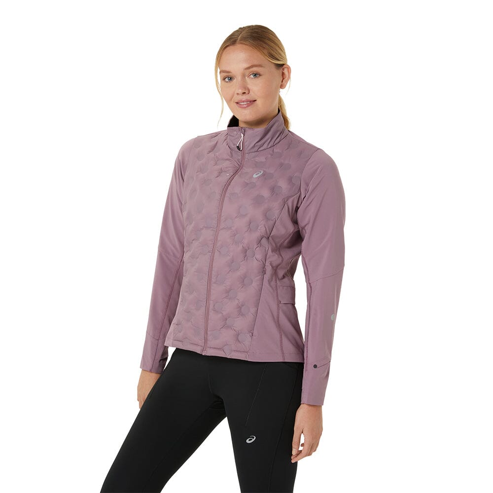 Asics Women's Road Winter Jacket - BlackToe Running#colour_dusty-mauve