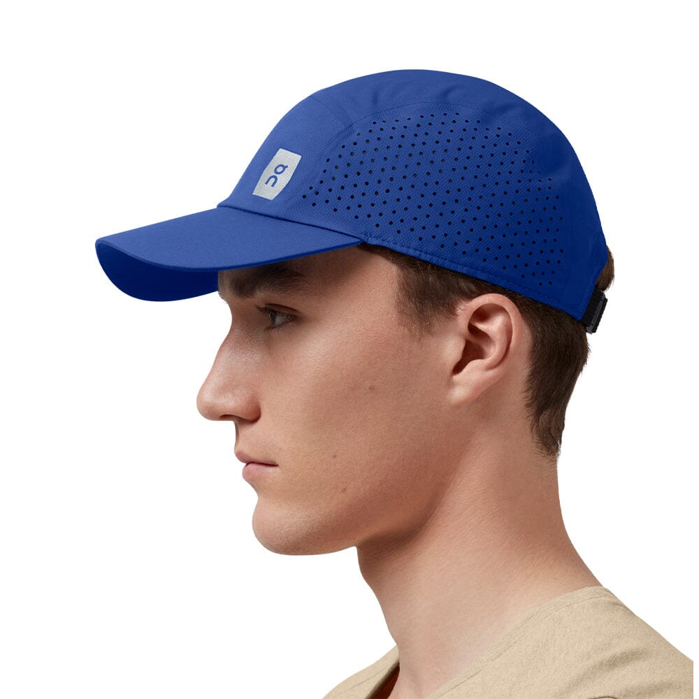 On Running Lightweight Cap Headwear - BlackToe Running#colour_blue