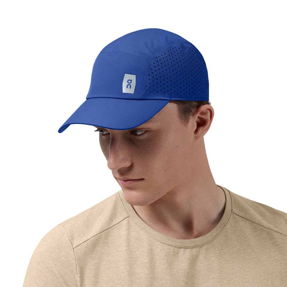 On Running Lightweight Cap Headwear - BlackToe Running#colour_blue