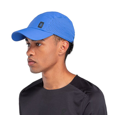 On Running Lightweight Cap Headwear - BlackToe Running#colour_cobalt