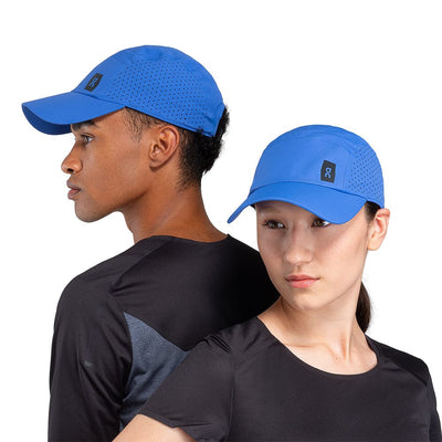 On Running Lightweight Cap Headwear - BlackToe Running#colour_cobalt