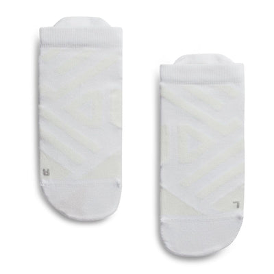 On Women's Performance Low Sock - Prism Capsule - BlackToe Running#colour_white-ivory