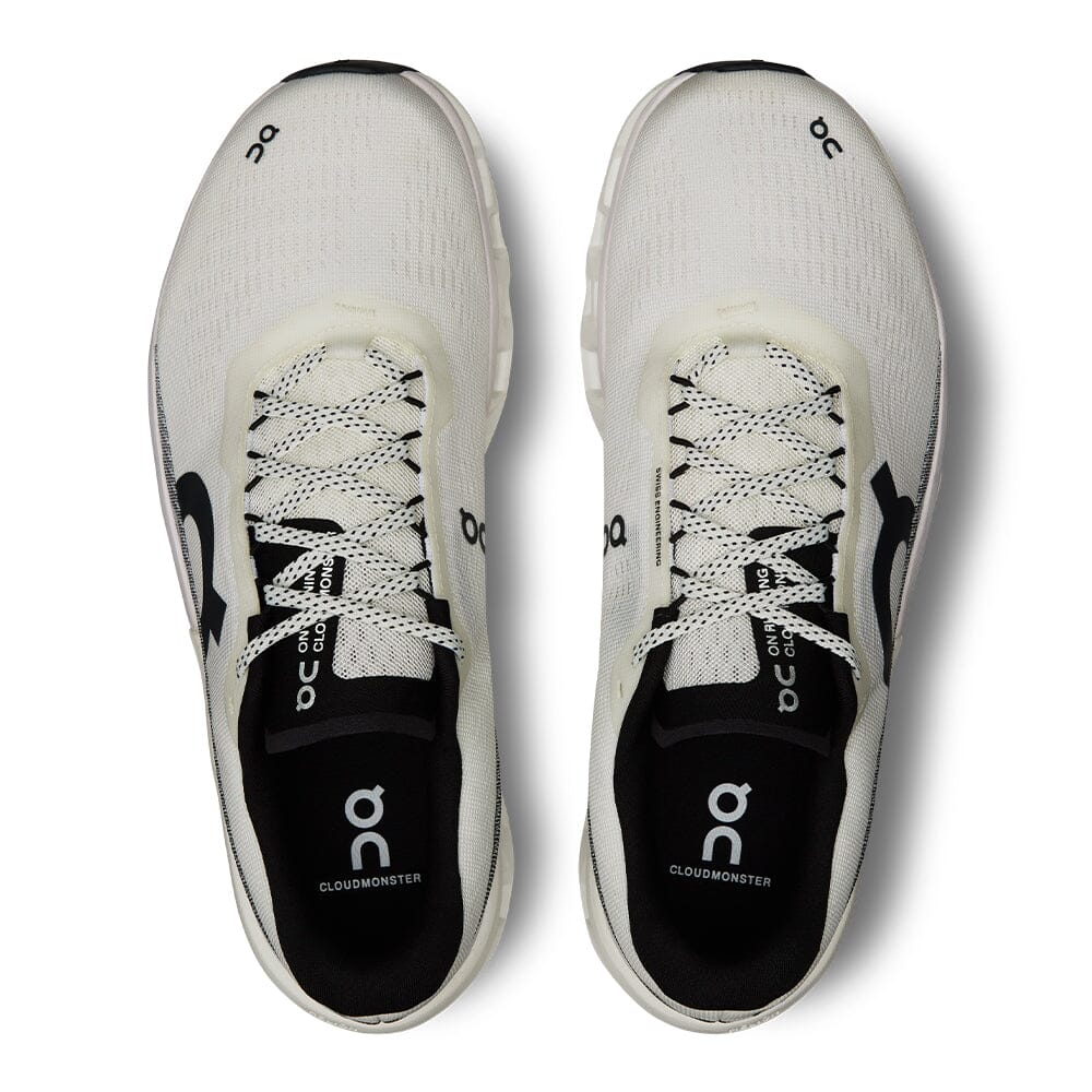 On Men's Cloudmonster 2 - BlackToe Running#colour_white-frost