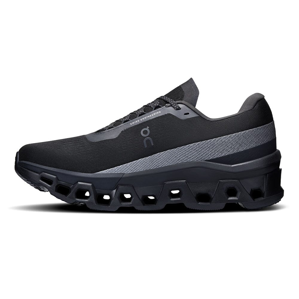 On Men's Cloudmonster 2 - BlackToe Running#colour_black-black