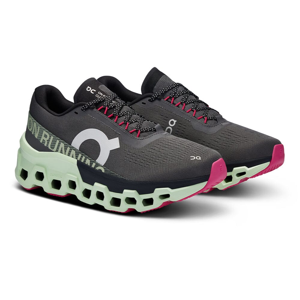 On Men's Cloudmonster 2 - BlackToe Running#colour_asphalt-lima