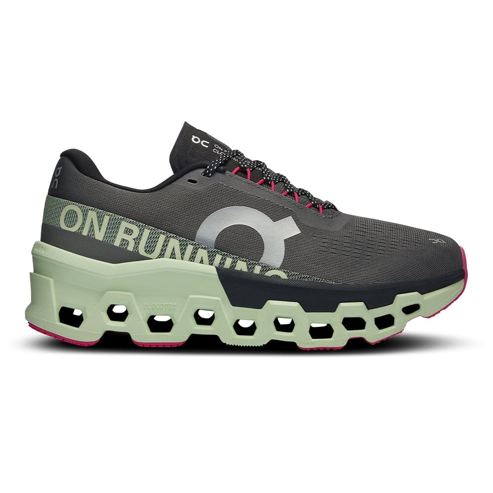 On Men's Cloudmonster 2 - BlackToe Running#colour_asphalt-lima