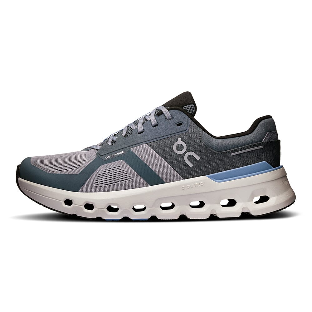 On Men's Cloudrunner 2 - BlackToe Running#colour_alloy-chambray