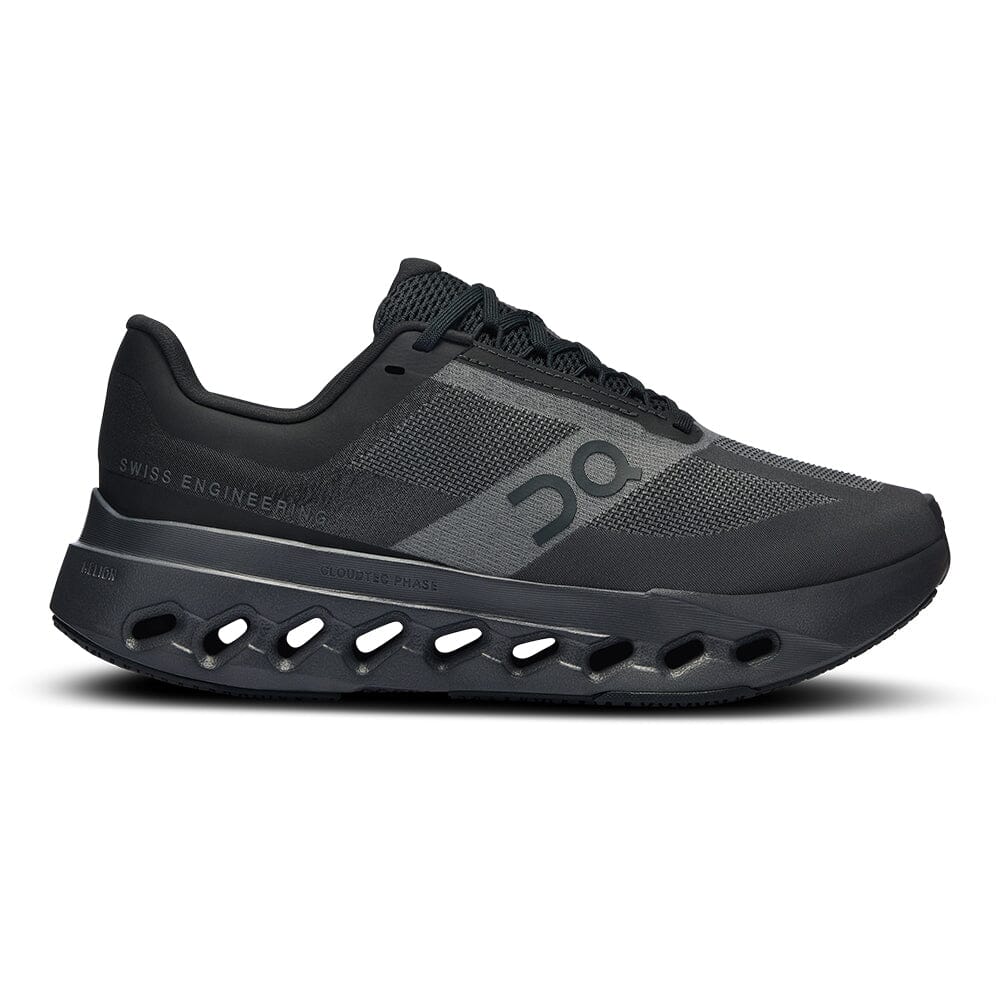 On Men's Cloudsurfer Next - BlackToe Running#colour_black-eclipse