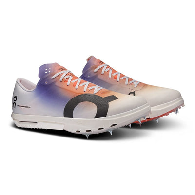 On Men's Cloudspike Amplius - Prism Capsule Collection - BlackToe Running#colour_white-flame