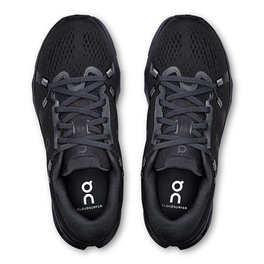 On Men's Cloudsurfer 2 - BlackToe Running#colour_black-black