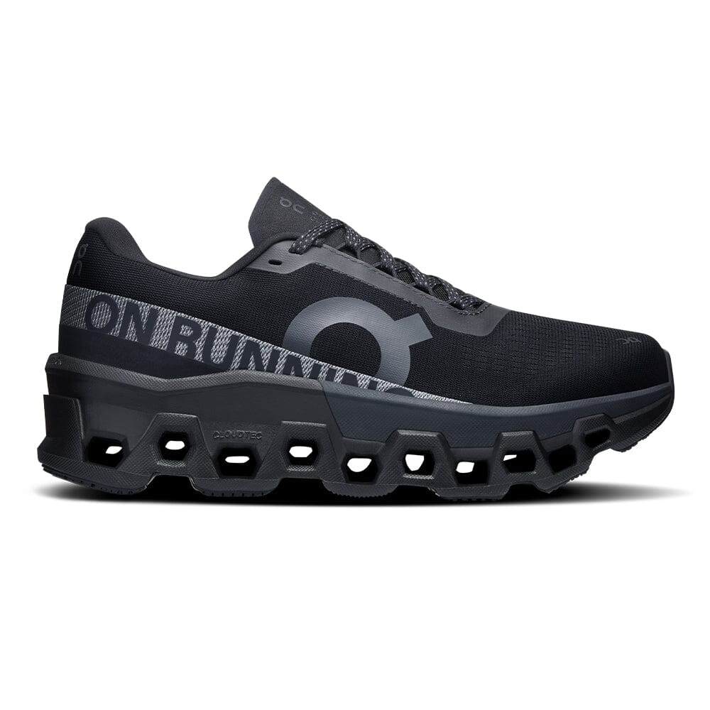 On Women's Cloudmonster 2 - BlackToe Running#colour_black-eclipse