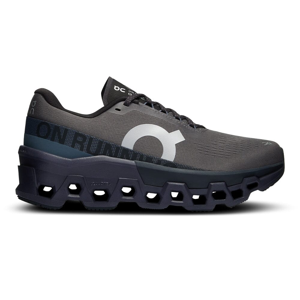 On Women's Cloudmonster 2 - BlackToe Running#colour_asphalt-iron