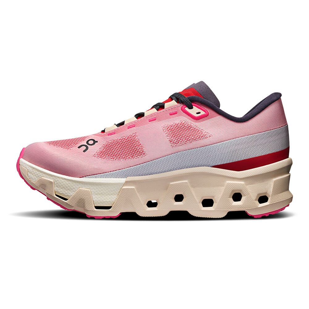 On Running Women's Cloudmonster Hyper - BlackToe Running#colour_red-cream