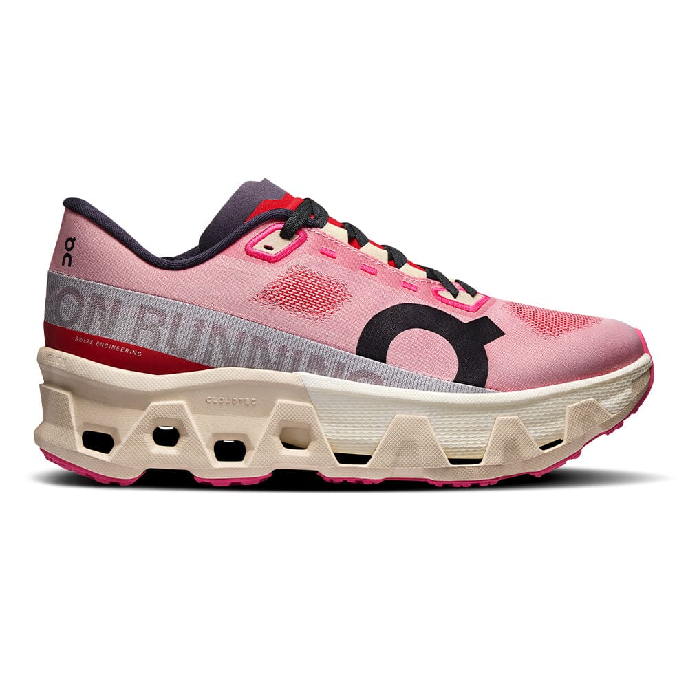 On Running Women's Cloudmonster Hyper - BlackToe Running#colour_red-cream