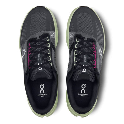 On Women's Cloudsurfer Next - BlackToe Running#colour_black-lima