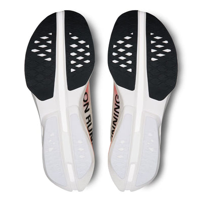 On Women's Cloudboom Strike - BlackToe Running#colour_white-black