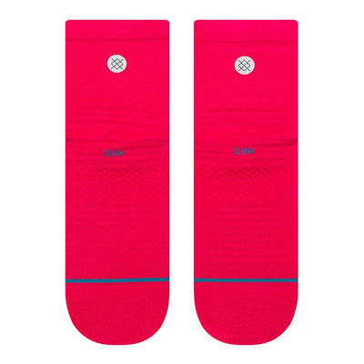 Stance Run Iconic Ultralight Quarter - BlackToe Running#colour_magenta