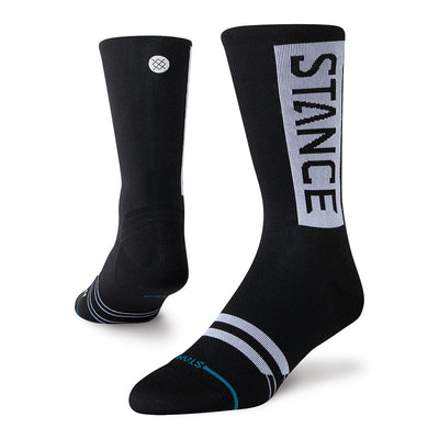 Stance Run OG Ultralight Crew Socks - BlackToe Running#colour_black