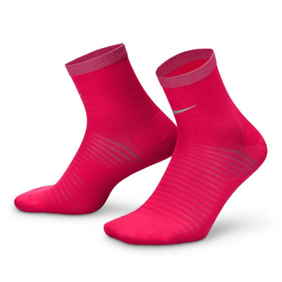 Nike Spark Light Weight Ultralight Cushion Ankle Quarter Socks - BlackToe Running#colour_rush-pink