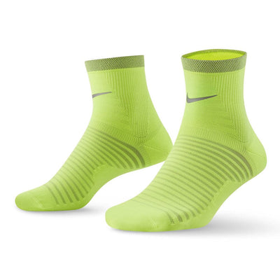 Nike Spark Lightweight Running Ankle Socks - BlackToe Running#colour_yellow