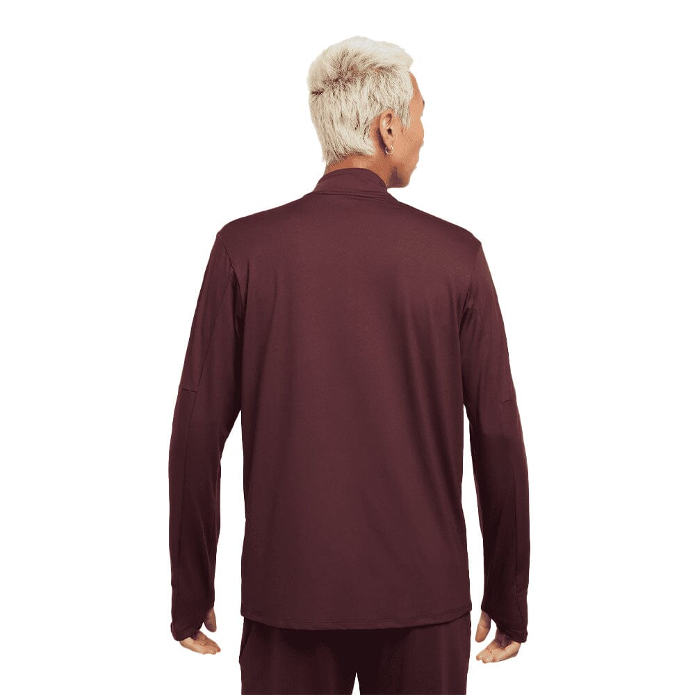 Nike Men's Element Half-Zip Running Top - BlackToe Running#colour_burgundy-crush