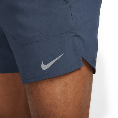 Nike Men's Dri-FIT Stride 5" Brief-Lined Running Shorts - BlackToe Running#colour_thunder-blue-black