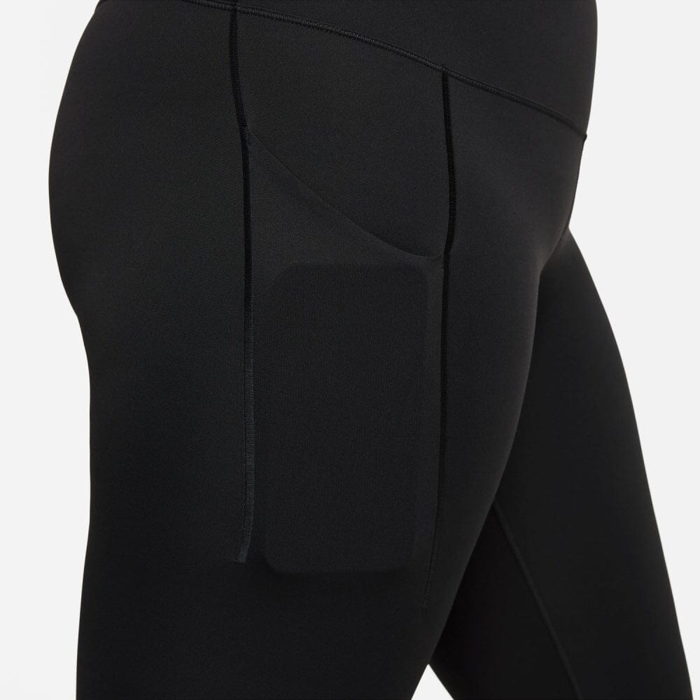 Nike Women's Universa 7/8 Leggings with Pockets - BlackToe Running#colour_black