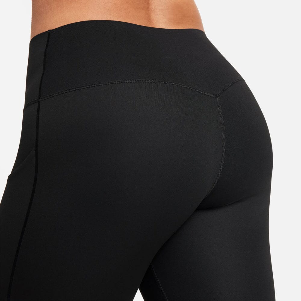 Nike Women's Universa 7/8 Leggings with Pockets - BlackToe Running#colour_black