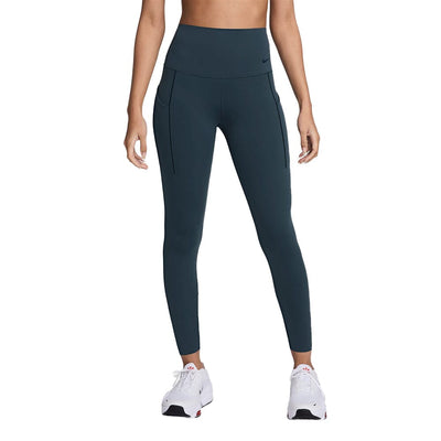 Nike Women's Universa 7/8 Leggings with Pockets - BlackToe Running#colour_armory-navy