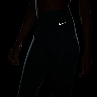 Nike Women's Universa 7/8 Leggings with Pockets - BlackToe Running#colour_armory-navy