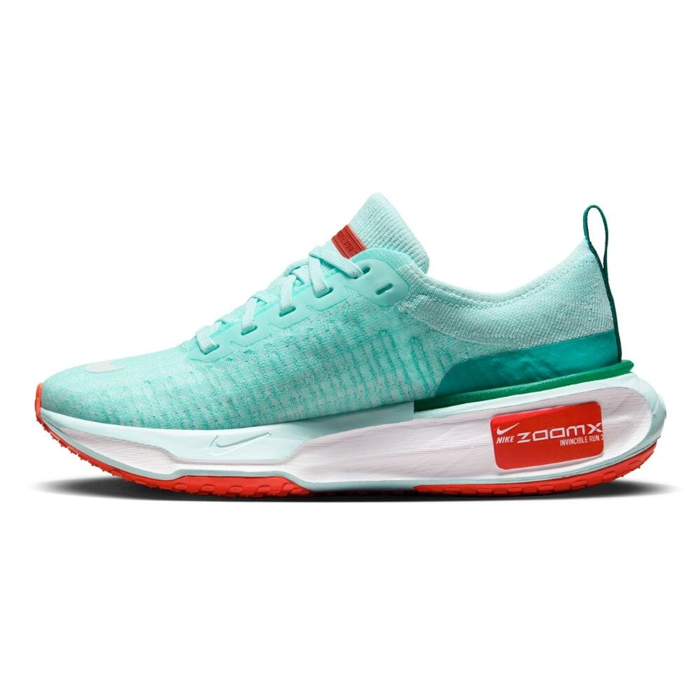 Nike Women's ZoomX Invincible Run Flyknit 3 - BlackToe Running#colour_jade-ice-white-clear-jade-malachite