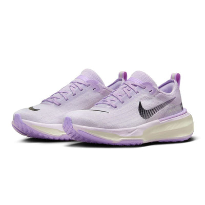 Nike Women's ZoomX Invincible Run Flyknit 3 - BlackToe Running#colour_barely-grape-black-lilac-bloom-sail